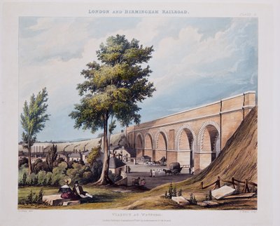 Viaduct at Watford, 1837 by Thomas Talbot Bury